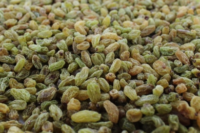 Xinjiang green raisins